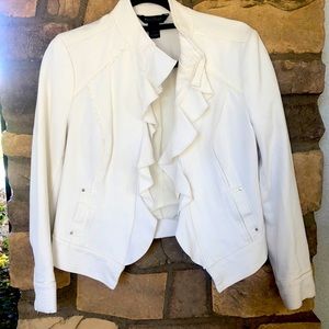 Black house white market jacket